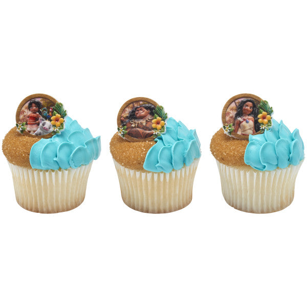 Disney's Moana 2 Together Again Cupcake Rings