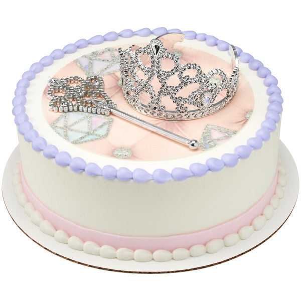 Crown and Scepter Cake Topper