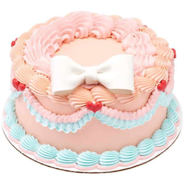 White Gum Paste Bows