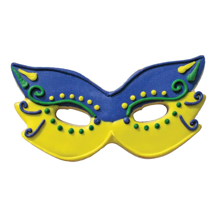 Mardi Gras Mask Cookie Cutter (4")
