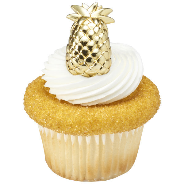 Pineapple Cupcake Picks