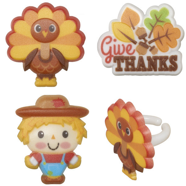 Harvest Friends Cupcake Rings