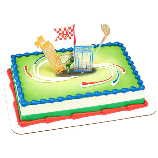 Golf Cake Topper Kit