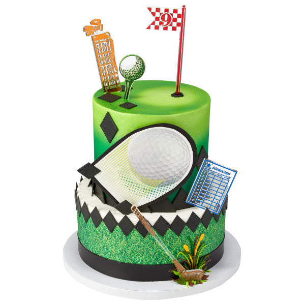 Golf Cake Topper Kit
