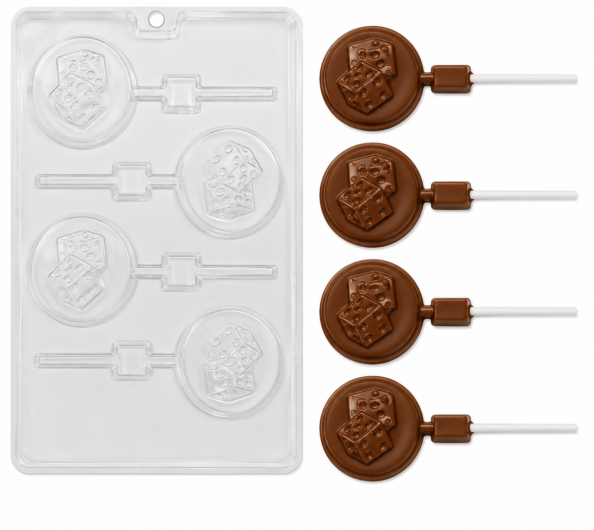 Dice Candy Mold