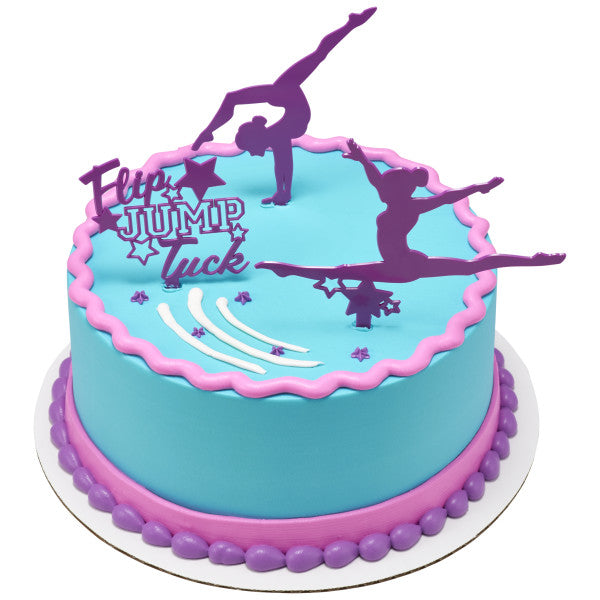 Flip, Jump, Tuck Cake Topper Kit