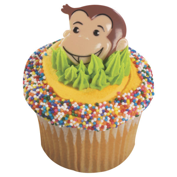 Curious George Cupcake Rings