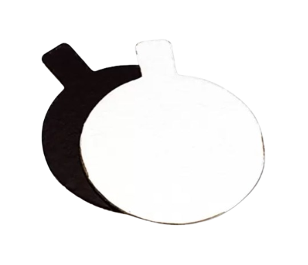 3 1/8'' Round Monoportion Double Sided White / Black Board