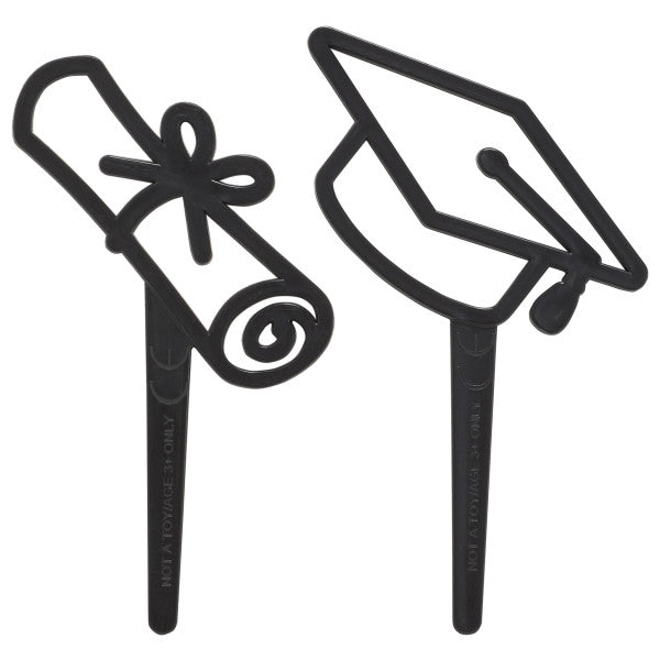 Graduation Icons Cupcake Picks