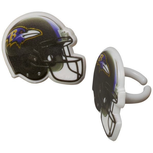 Baltimore Ravens Cupcake Rings