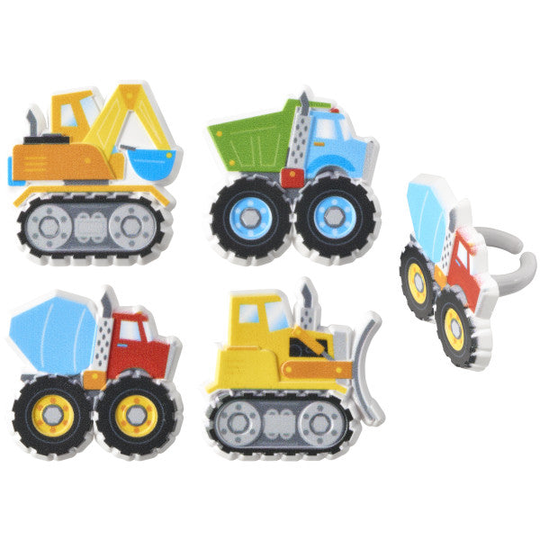Construction Cupcake Rings