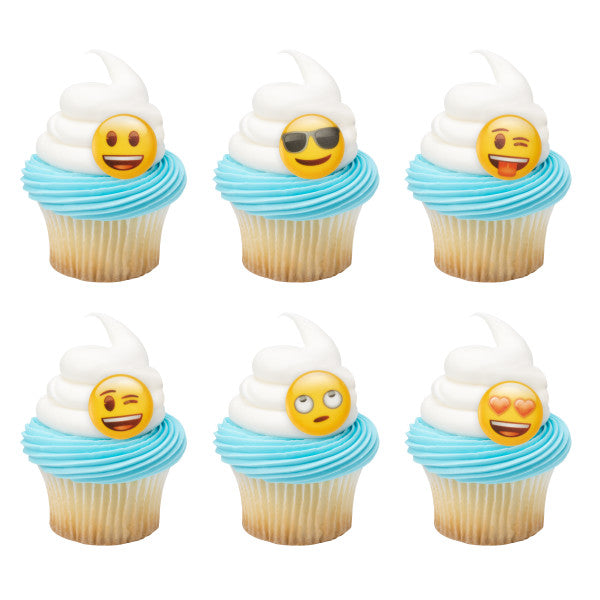 Emoji Cupcake Rings