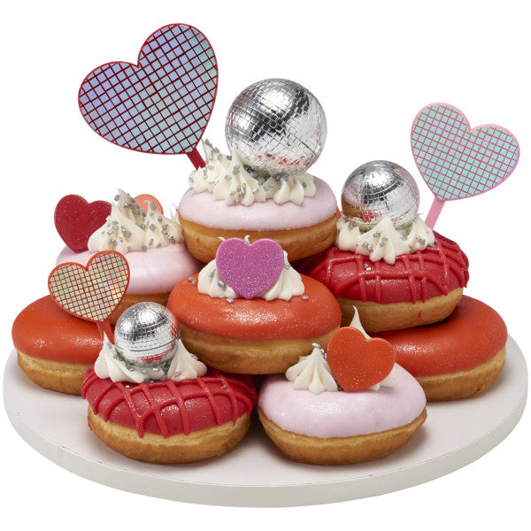Disco Hearts Cake Kit