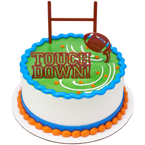 Football Cake Topper Kit