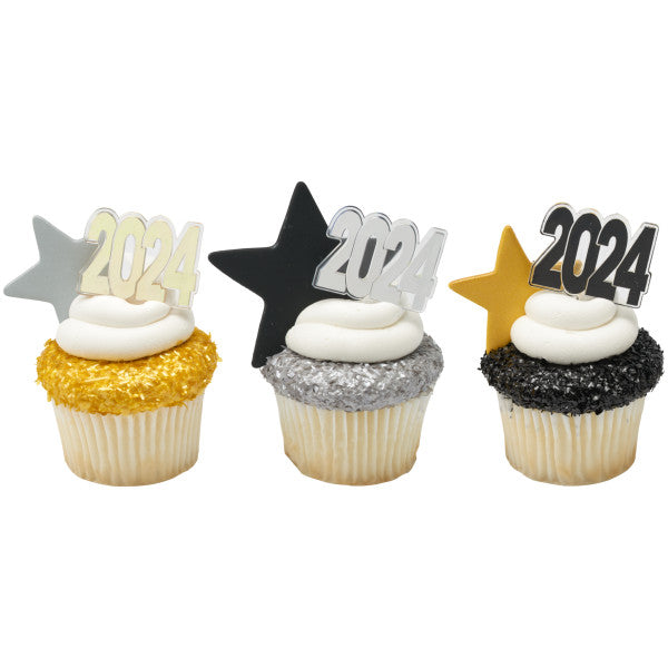 2024 Foil Cupcake Picks