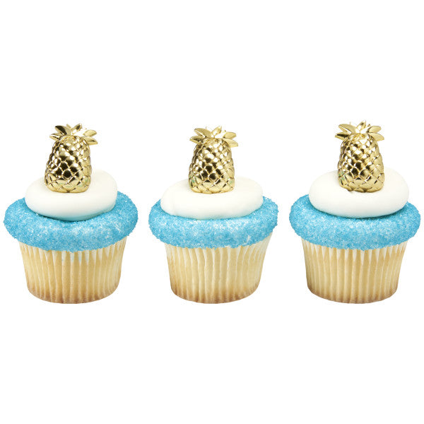 Pineapple Cupcake Picks