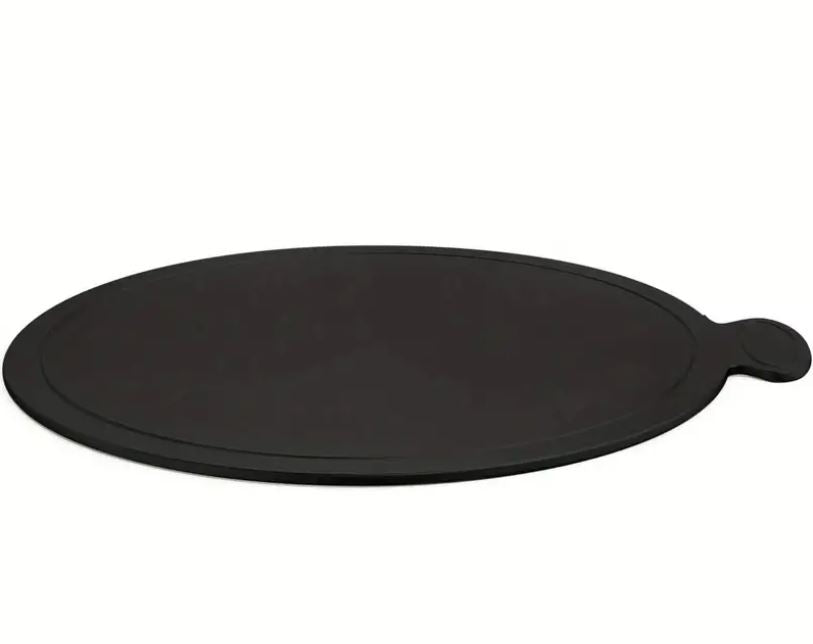 3-3/4" x 2-3/8" Oval Monoportion Double Sided White / Black Board