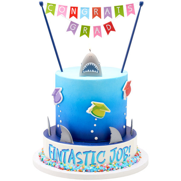Shark Fin Cupcake Picks