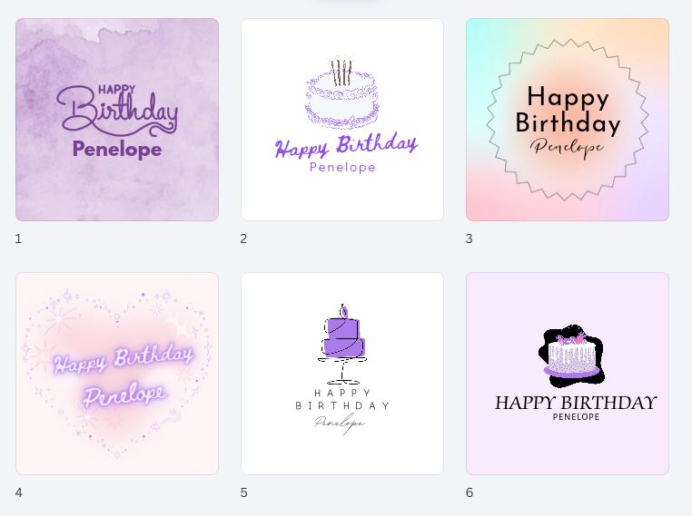 Penelopes's Birthday Party