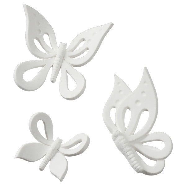 Gum paste butterflies