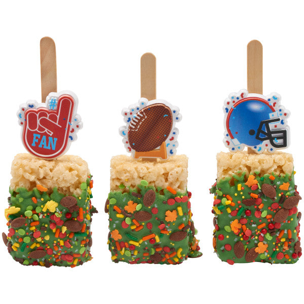 Football Cupcake Rings