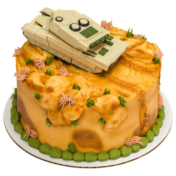 Military Robot Tank Cake Topper
