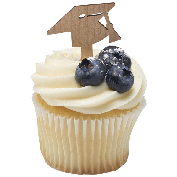 Grad Cap Cupcake Picks