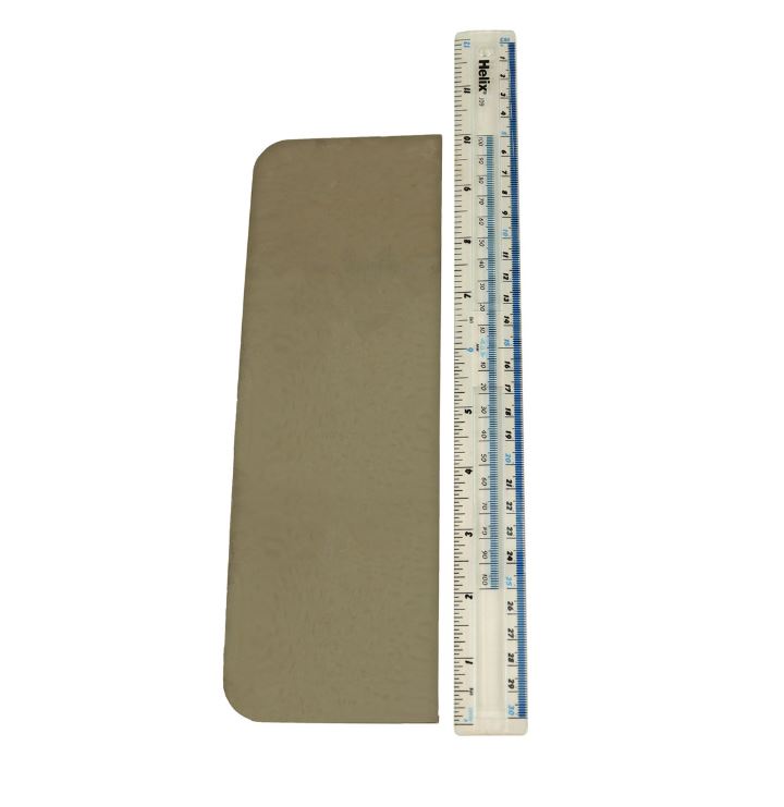 PME Plain Edge Side Scraper Stainless Steel X Tall