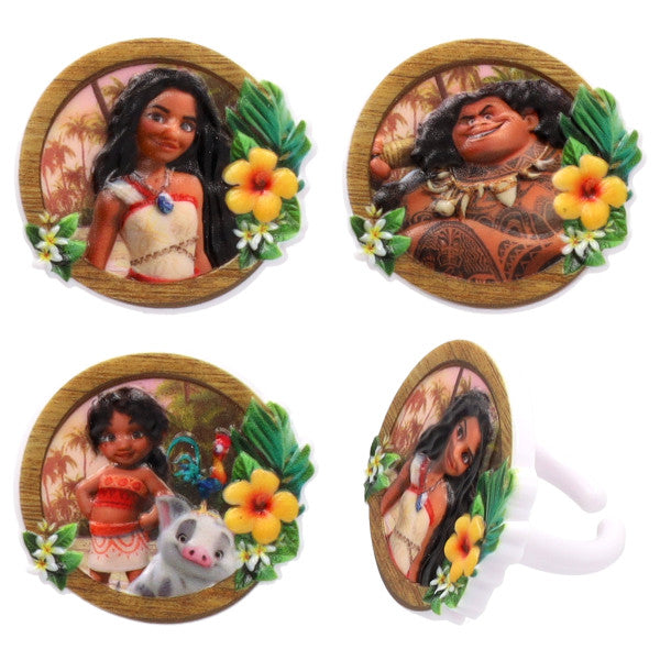 Disney's Moana 2 Together Again Cupcake Rings