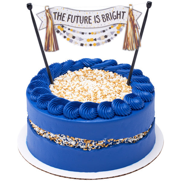 The Future is Bright Banner Layon