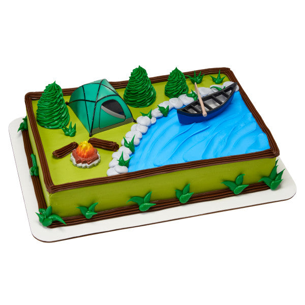 Fireside Camp Cake Topper