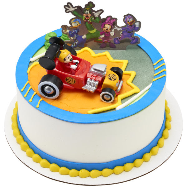 Mickey The Roadster Racer Cake Topper