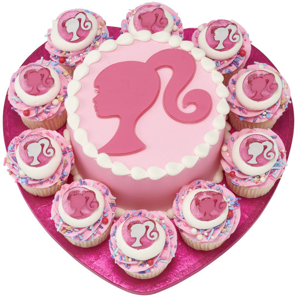 Barbie™ Silhouette Cupcake Rings