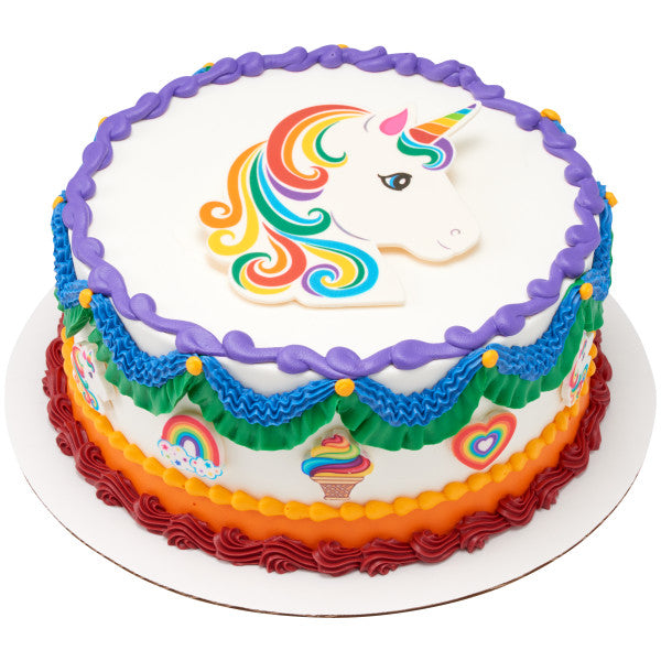 Rainbow Collection Sweet Edible Decorations