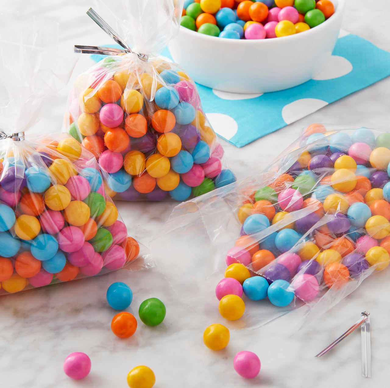 Clear Treat Bags 4 x 6 in., 100-Count