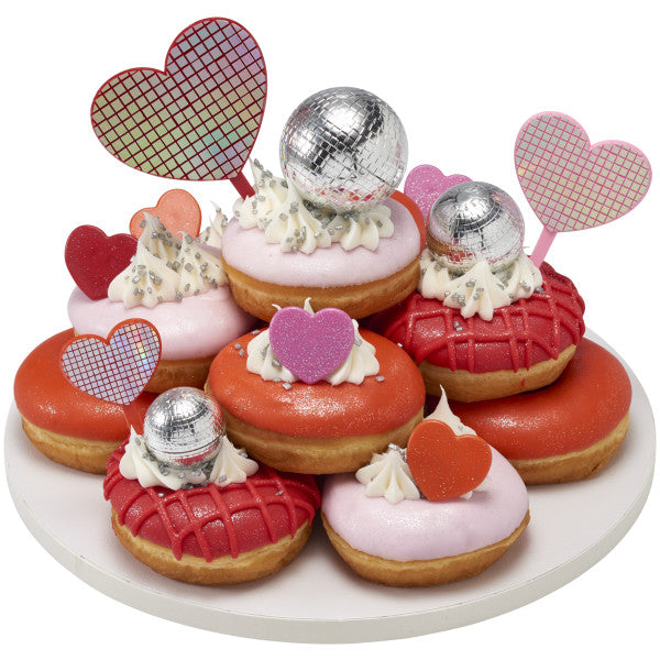 Disco Hearts Cake Kit
