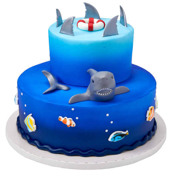 Shark Fin Cupcake Picks