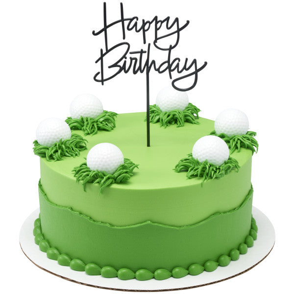 Happy Birthday Black Vertical Layon