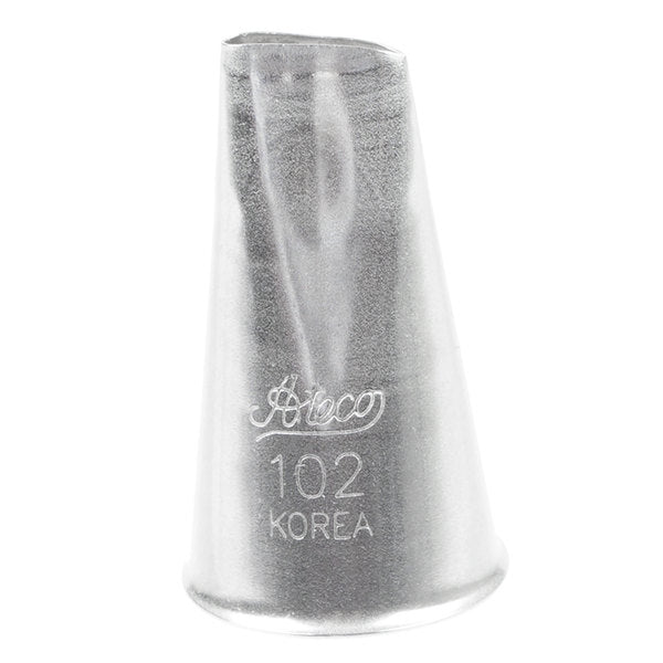 Tips 100-109 Ruffle Piping Tip, Rose Piping Tip, Drop Flower Piping Tip and Drop Flower Piping Tip with Bar