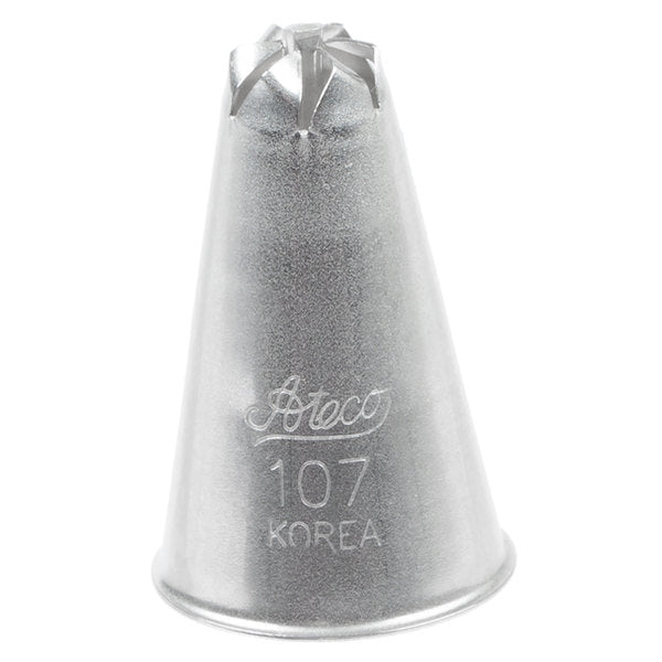 Tips 100-109 Ruffle Piping Tip, Rose Piping Tip, Drop Flower Piping Tip and Drop Flower Piping Tip with Bar