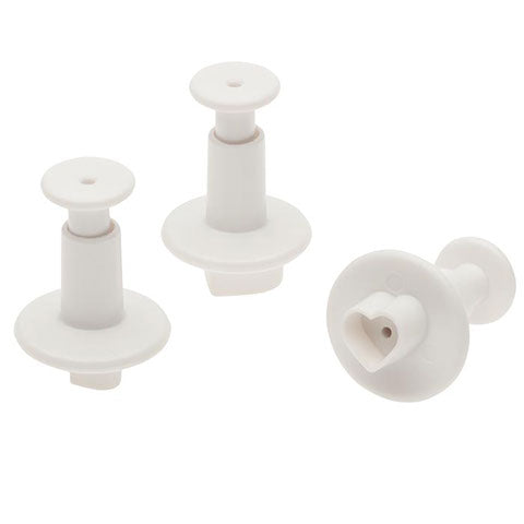 Mini Heart Plunger Cutter - Set of Three