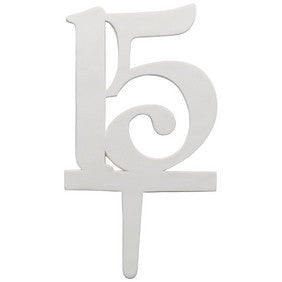 15 cake topper- GP