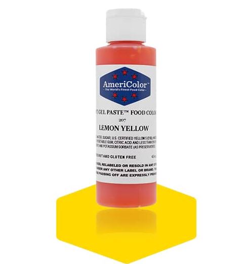 Lemon Yellow Soft Gel Paste
