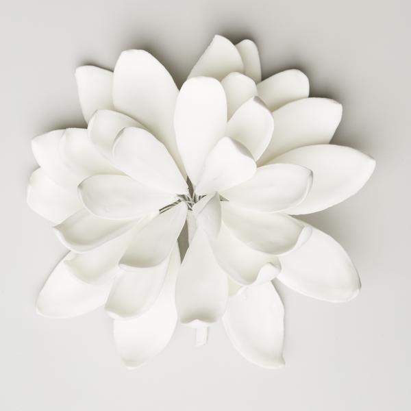 5" LOTUS - X-LARGE - WHITE