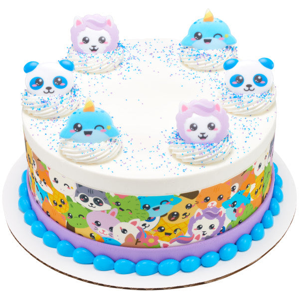 Kawaii Characters Cupcake Rings