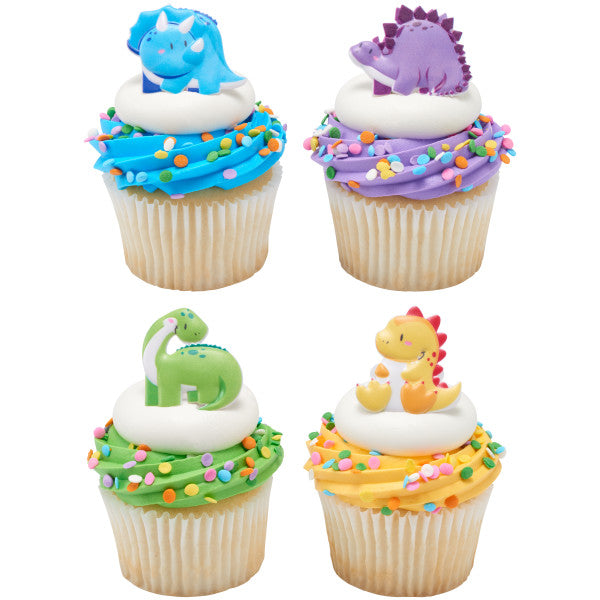 Cutsie Dinosaurs Cupcake Rings