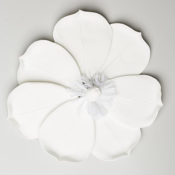 5" MAGNOLIA - WHITE