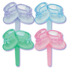 Baby Booties Cupcake Picks