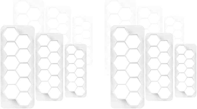 Hexagon Shape Grid 3 Cutter Pack