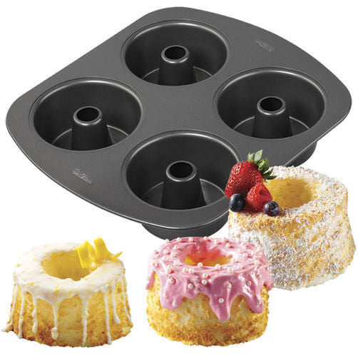 4 Mini Angel Food Cake Pan